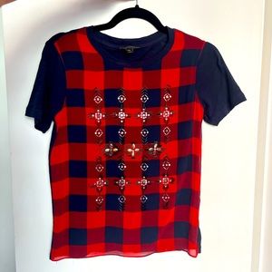 JCrew Blouse with Embellishments
